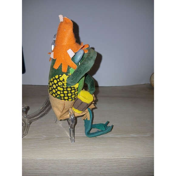 R. Dakin Dream Pets Calypso Joe Stuffed Animal Frog Sawdust Japan #1166 Vintage - Picture 6 of 13